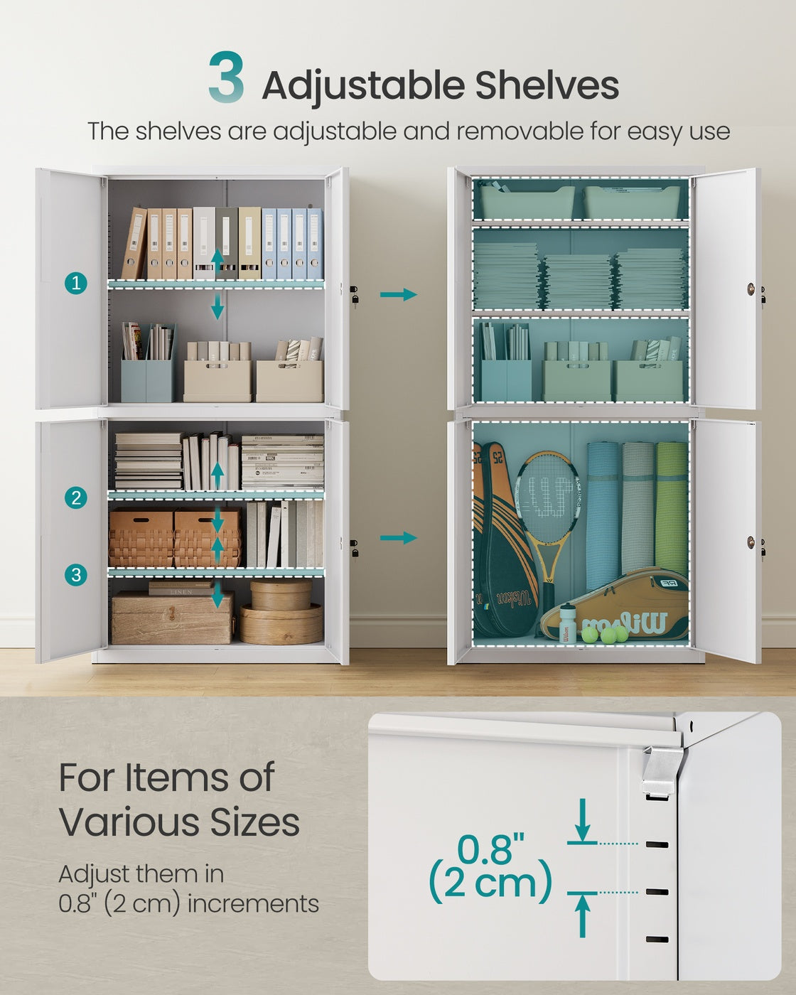 Metal Garage Storage Cabinet - image 5