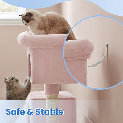 Cat Tree, Cat Tower, with Large Cat Perch - image 16