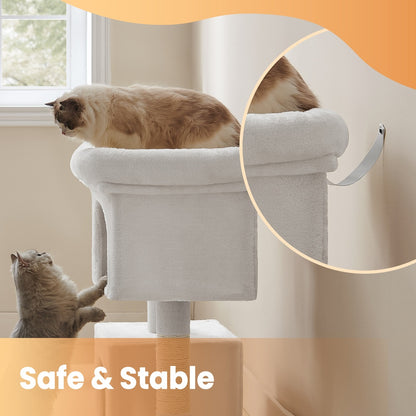 Cat Tree, Cat Tower, with Large Cat Perch - image 24