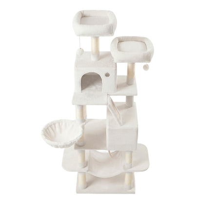 XL Cat Tree Tower for Multi-Cat Households, Dark Grey - image 67