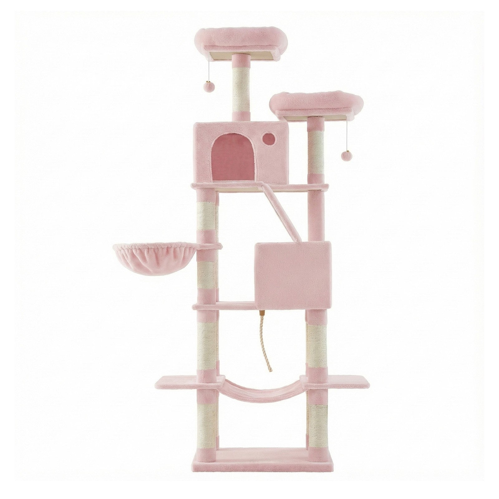 XL Cat Tree Tower for Multi-Cat Households, Dark Grey - image 36