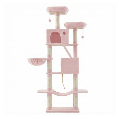 XL Cat Tree Tower for Multi-Cat Households, Dark Grey - image 36
