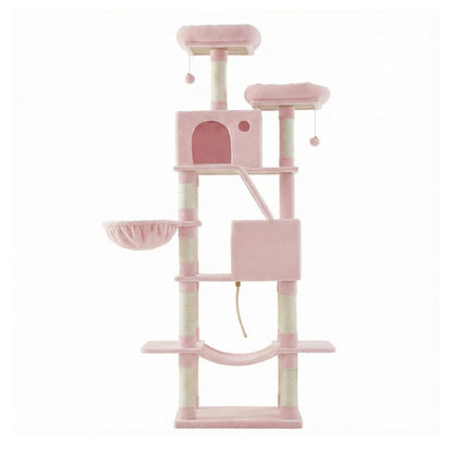 XL Cat Tree Tower for Multi-Cat Households, Dark Grey - image 35