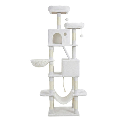 XL Cat Tree Tower for Multi-Cat Households, Dark Grey - image 23