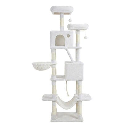 XL Cat Tree Tower for Multi-Cat Households, Dark Grey - image 22