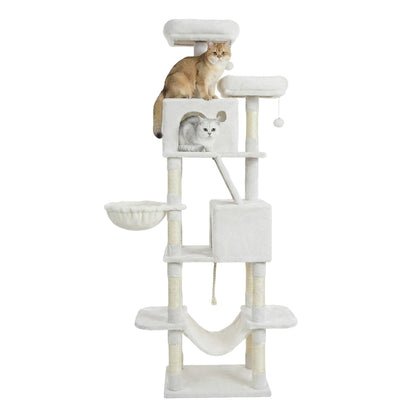 XL Cat Tree Tower for Multi-Cat Households, Dark Grey - image 32