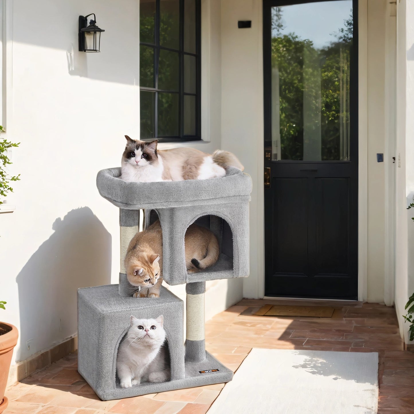 Cat Tree, Cat Tower, with Large Cat Perch - image 26