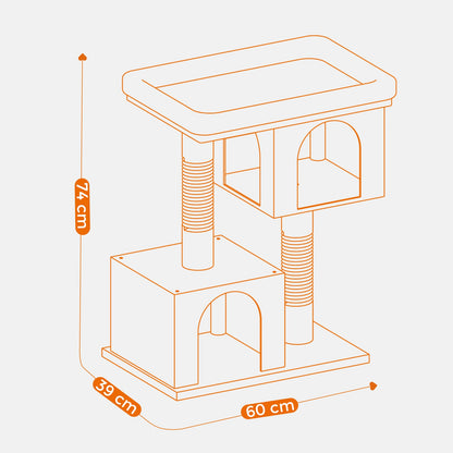 Cat Tree, Cat Tower, with Large Cat Perch - image 29