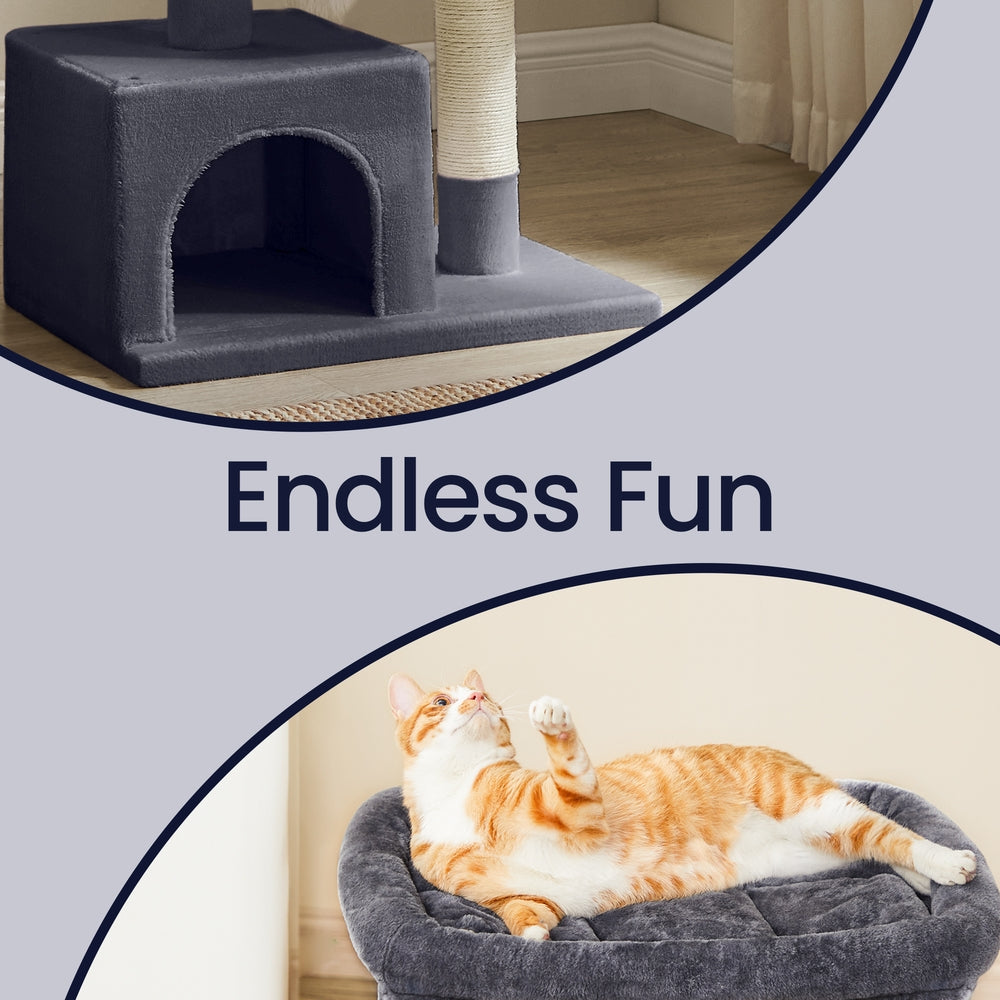 Cat Tree, Cat Tower, with Large Cat Perch - image 8