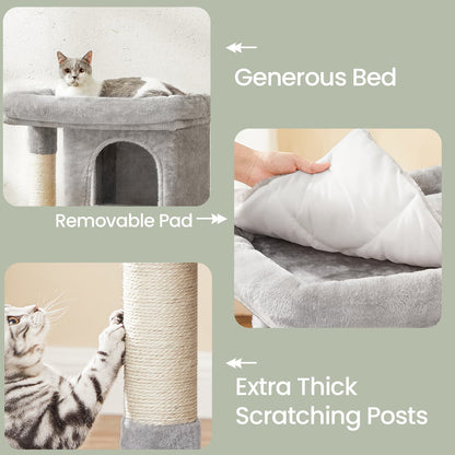 Cat Tree, Cat Tower, with Large Cat Perch - image 41
