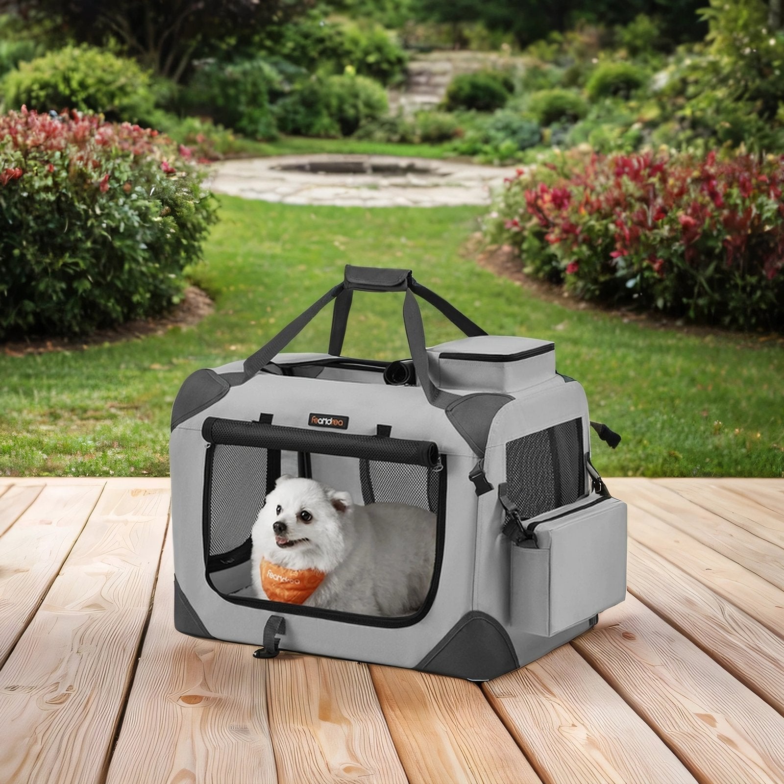 Collapsible Dog Crate, Pet Carrier, Portable Soft Dog Crate - image 1