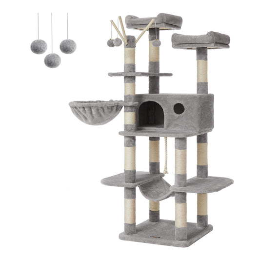 Cat Tree Light Gray - image 1