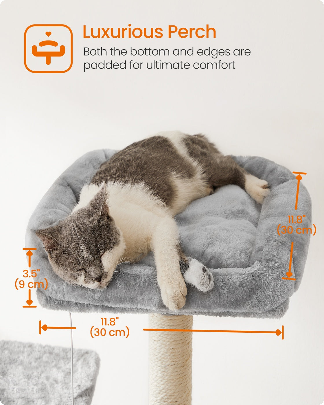 Cat Tree Light Gray - image 3