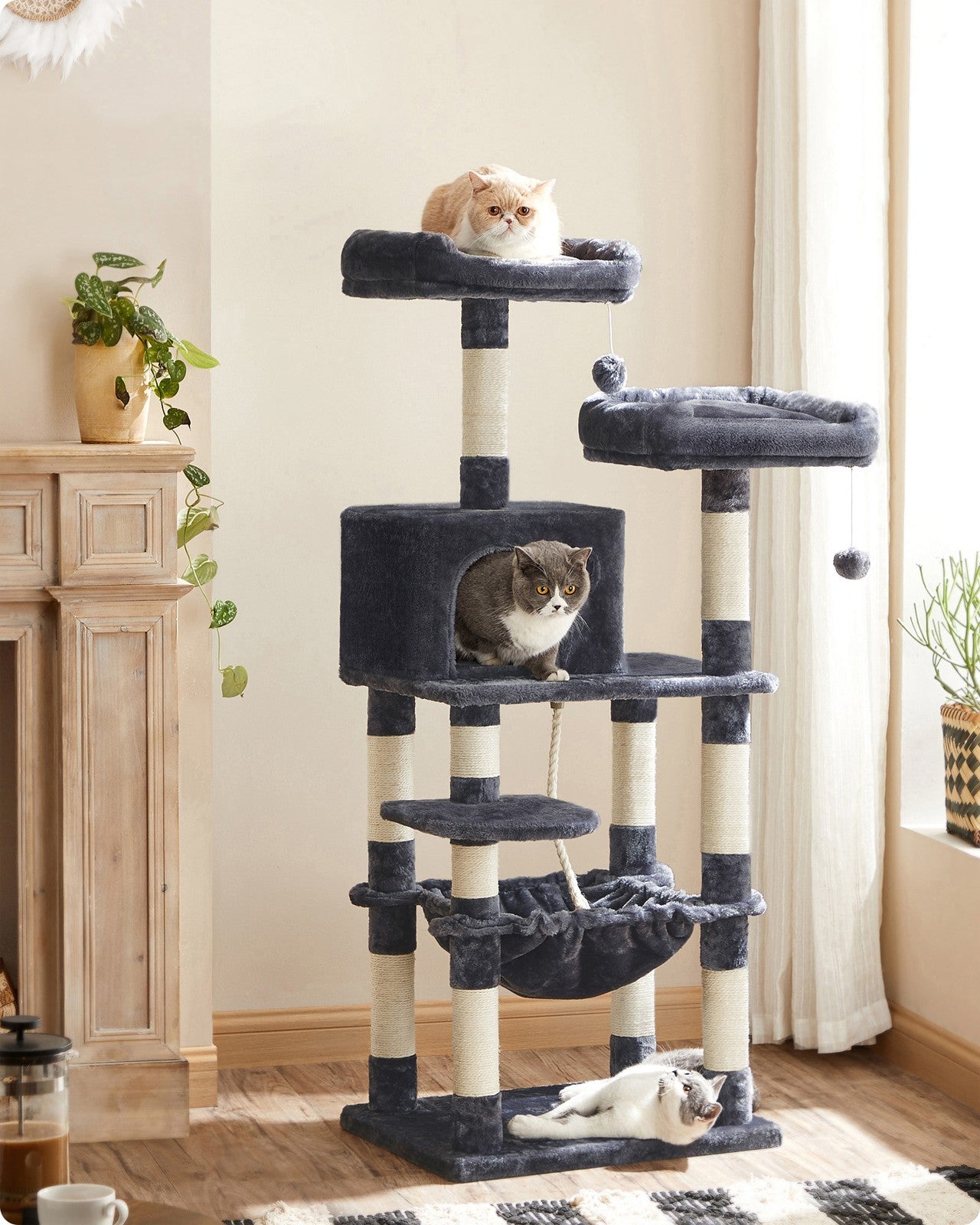 56.3 inches Cat Tree - image 3