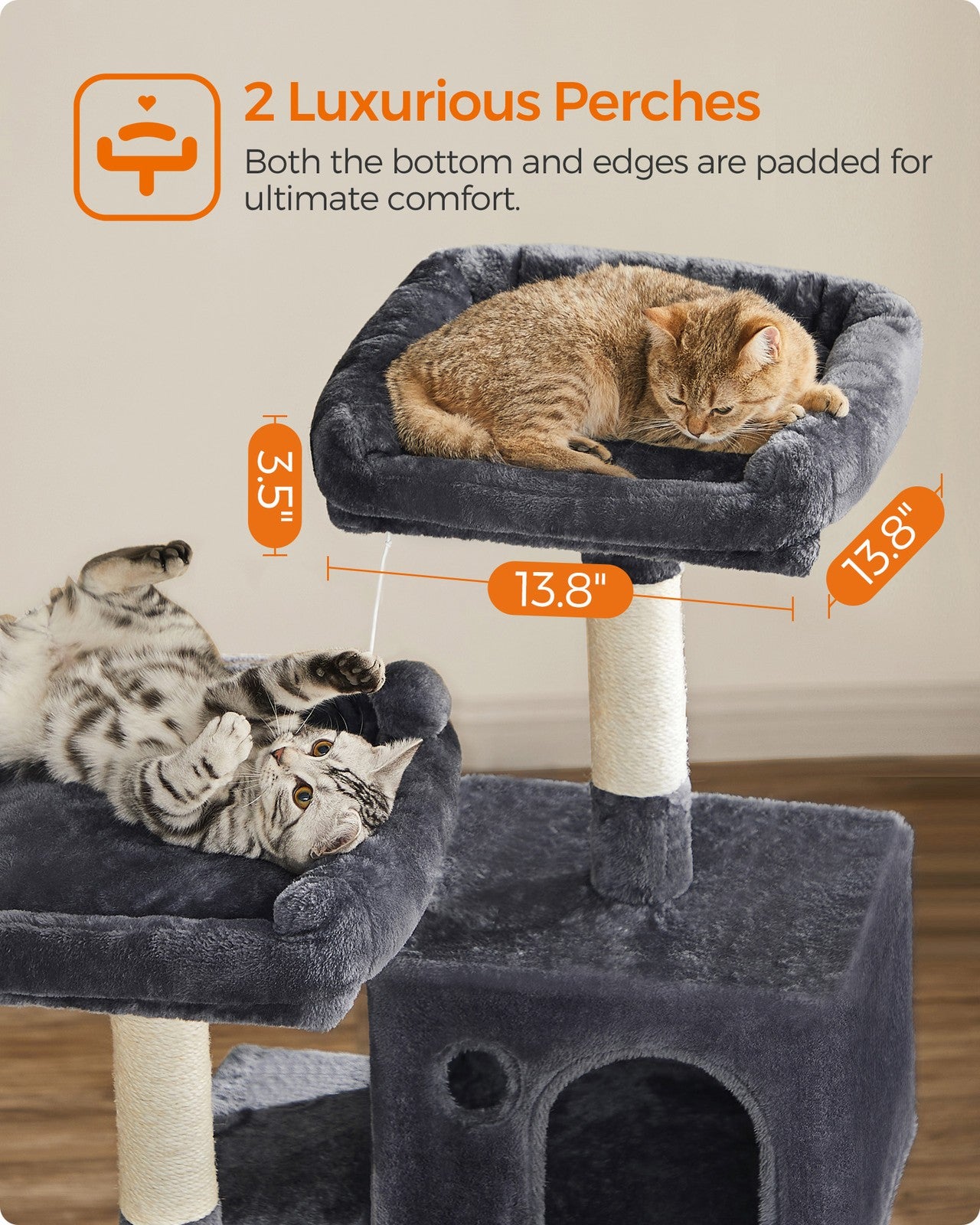 56.3 inches Cat Tree - image 5