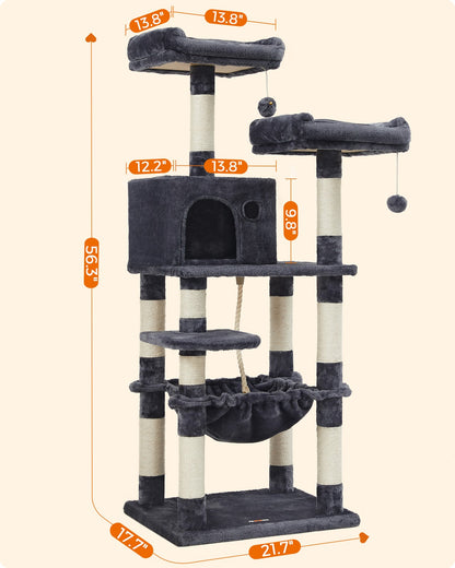 56.3 inches Cat Tree - image 8