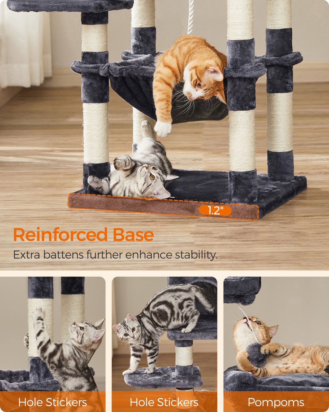 56.3 inches Cat Tree - image 9