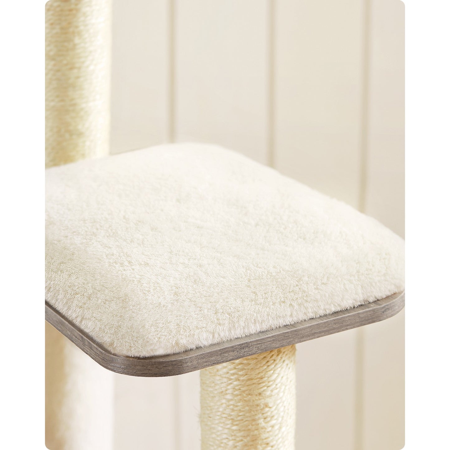 Cat Tower with Scratching Posts Padded Perches Wooden - image 6