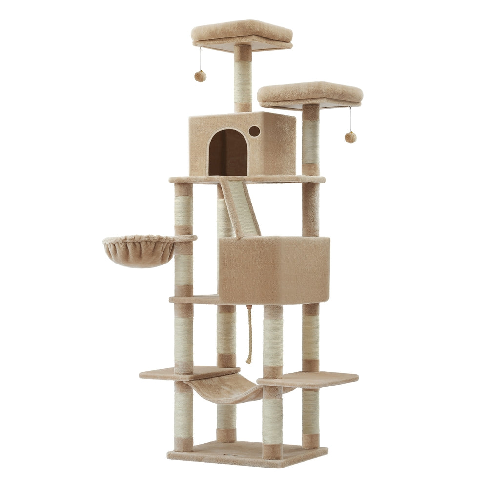 Light Grey Tall Cat Tree Activity Centre - image 77