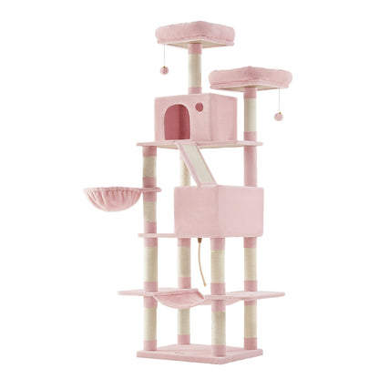 Light Grey Tall Cat Tree Activity Centre - image 17