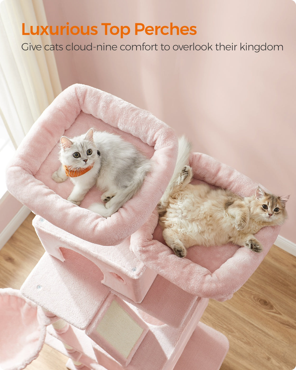 Light Grey Tall Cat Tree Activity Centre - image 20