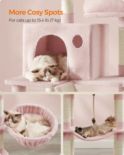 Light Grey Tall Cat Tree Activity Centre - image 21