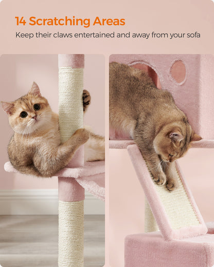 Light Grey Tall Cat Tree Activity Centre - image 22