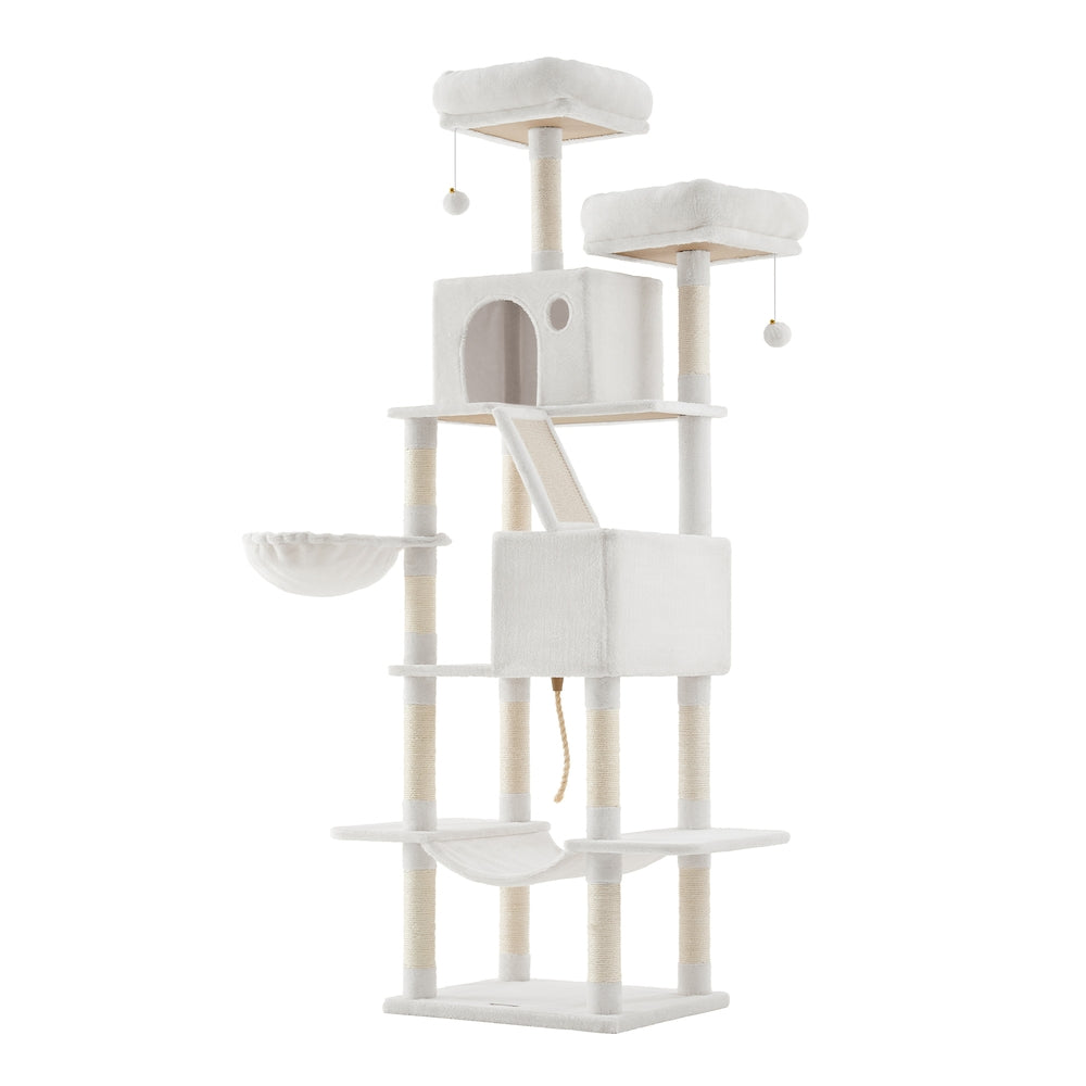 Light Grey Tall Cat Tree Activity Centre - image 26