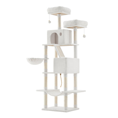 Light Grey Tall Cat Tree Activity Centre - image 26