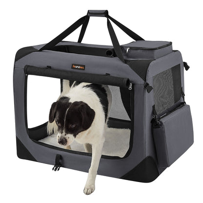 Pet Carrier 81 x 58 x 58 cm Grey - image 1