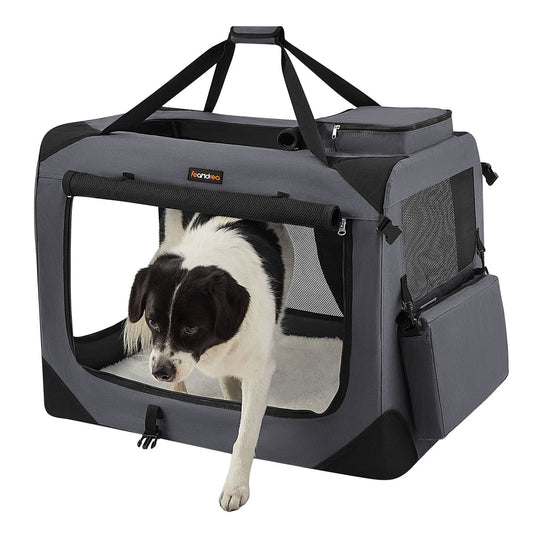 Pet Carrier 81 x 58 x 58 cm Grey - image 1