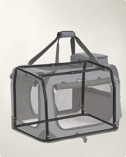 Pet Carrier 81 x 58 x 58 cm Grey - image 5