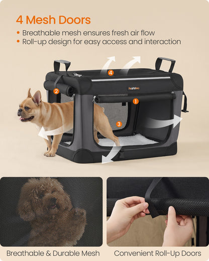 Foldable dog crate for Small Dogs - image 4