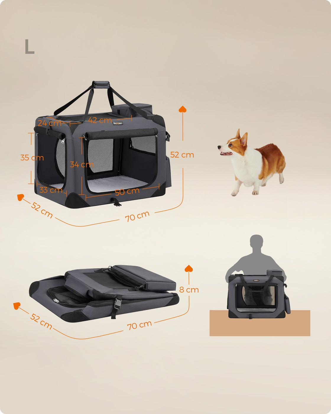 Folding Fabric Pet Carrier - image 12
