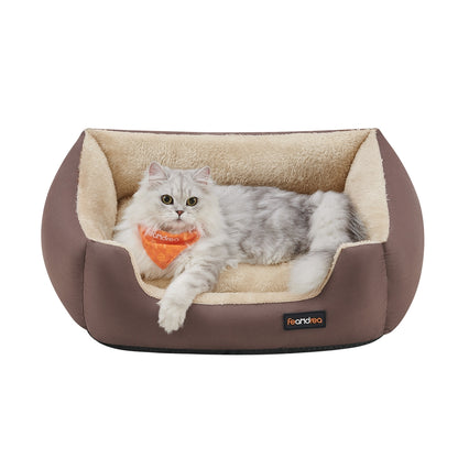 Washable Dog Bed S Coffee Brown - image 1