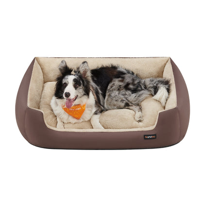 Washable Dog Bed S Coffee Brown - image 7