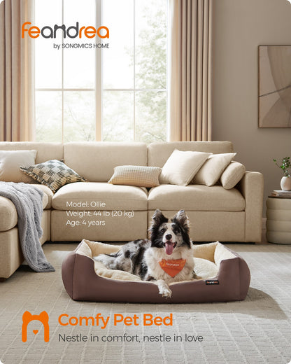 Washable Dog Bed S Coffee Brown - image 8
