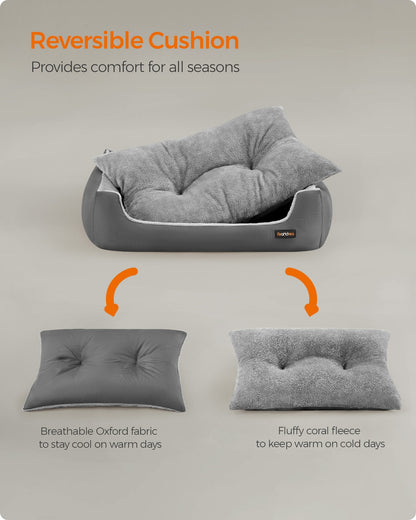 Washable Dog Bed S Coffee Brown - image 17