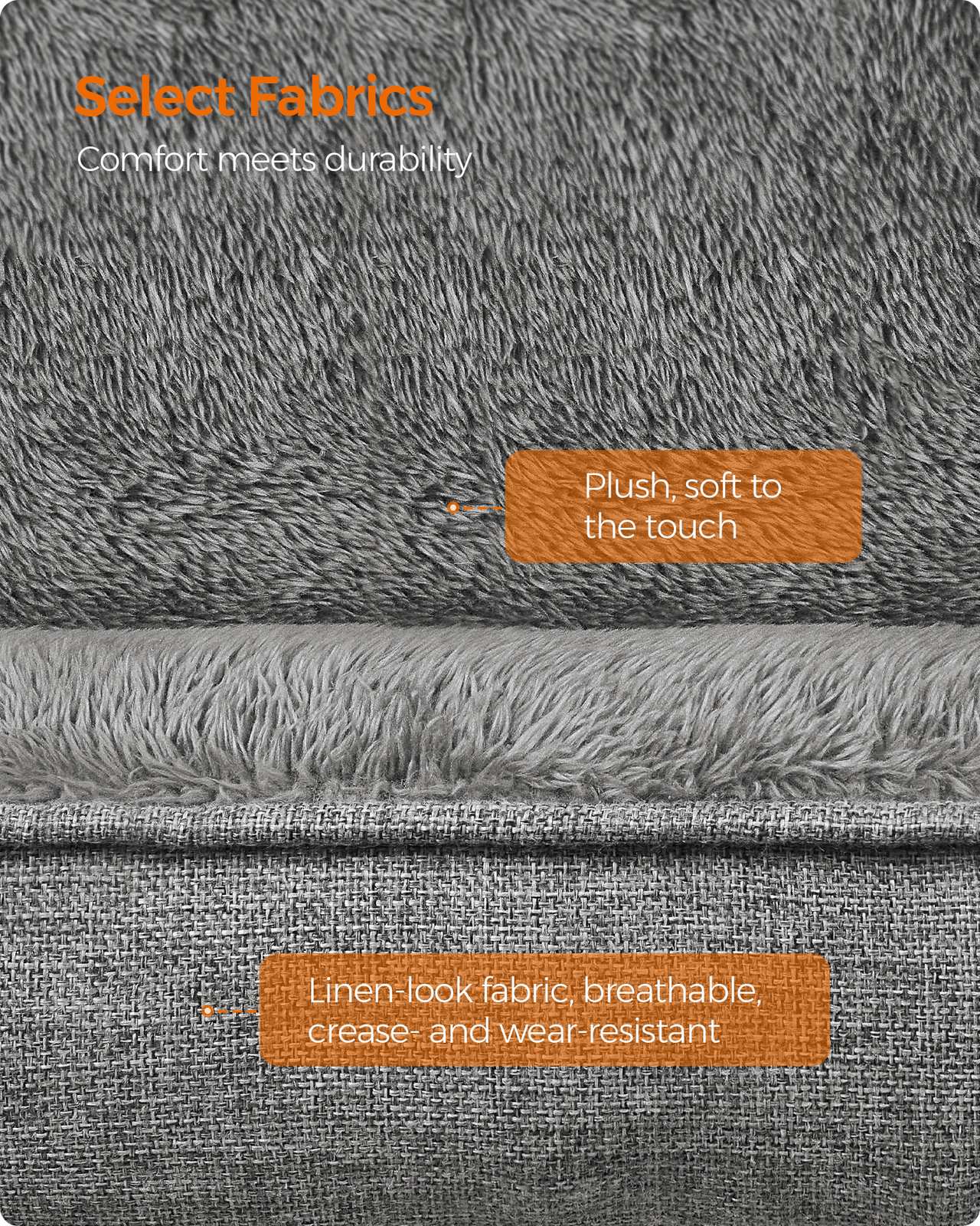 Washable Dog Bed S Light Grey - image 4