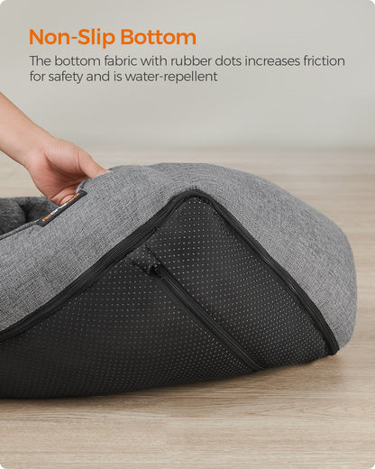 Washable Dog Bed S Light Grey - image 5