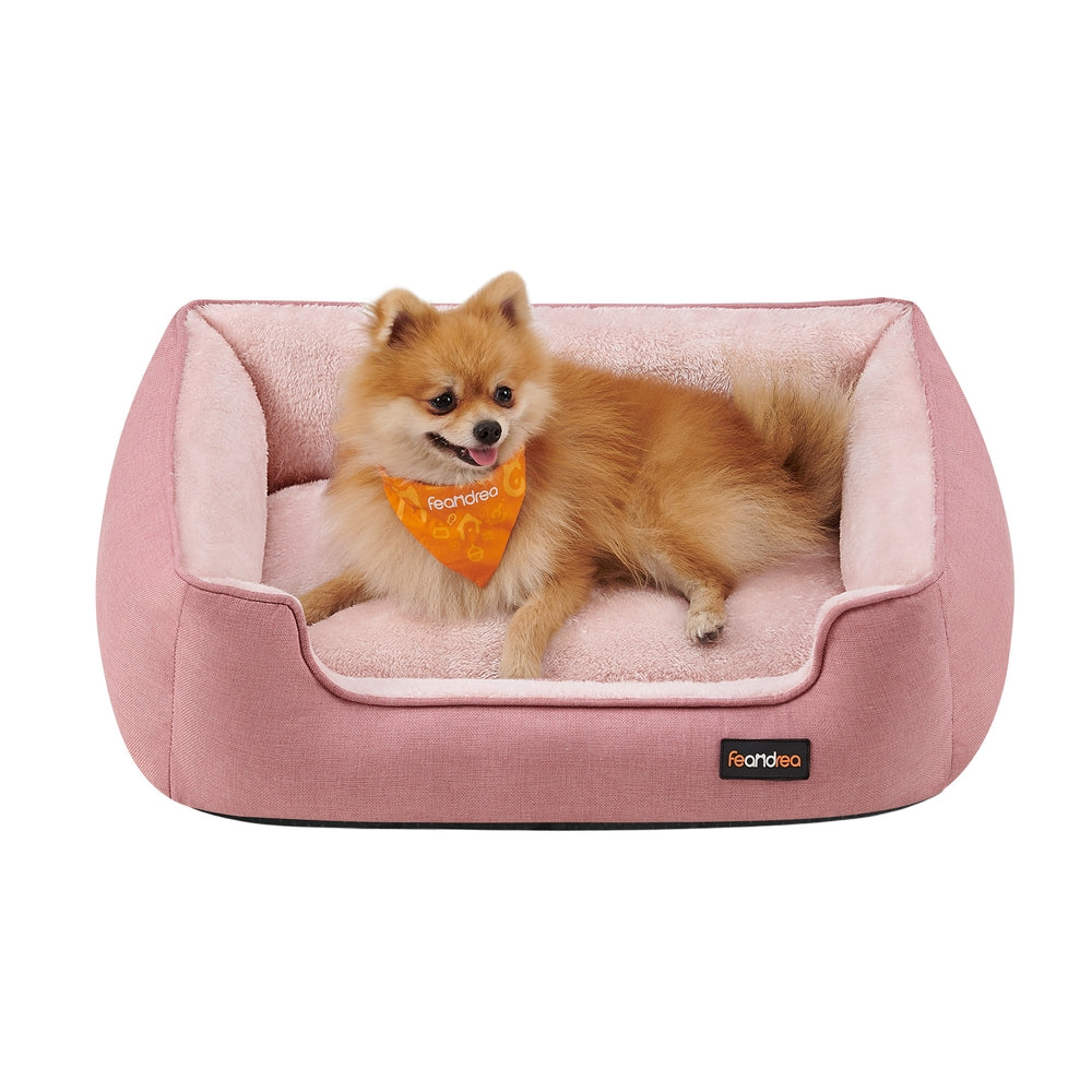 Washable Dog Bed S Coffee Brown - image 27