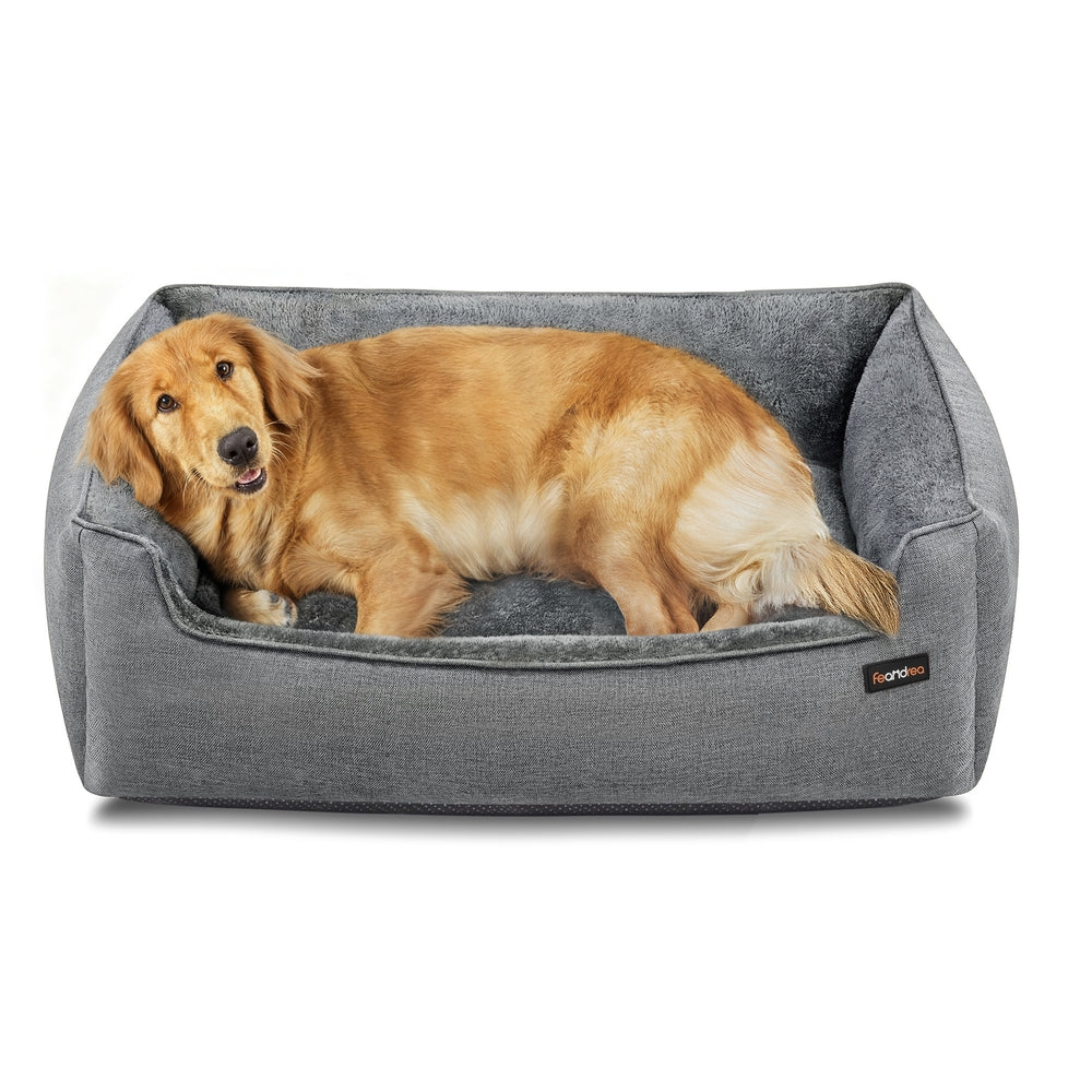 Washable Dog Bed S Coffee Brown - image 35