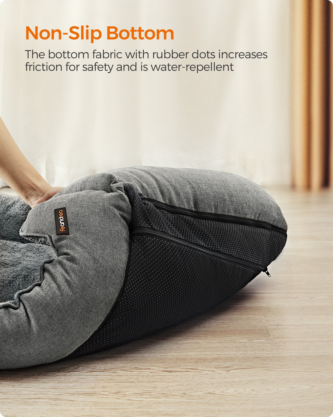Washable Dog Bed S Coffee Brown - image 39