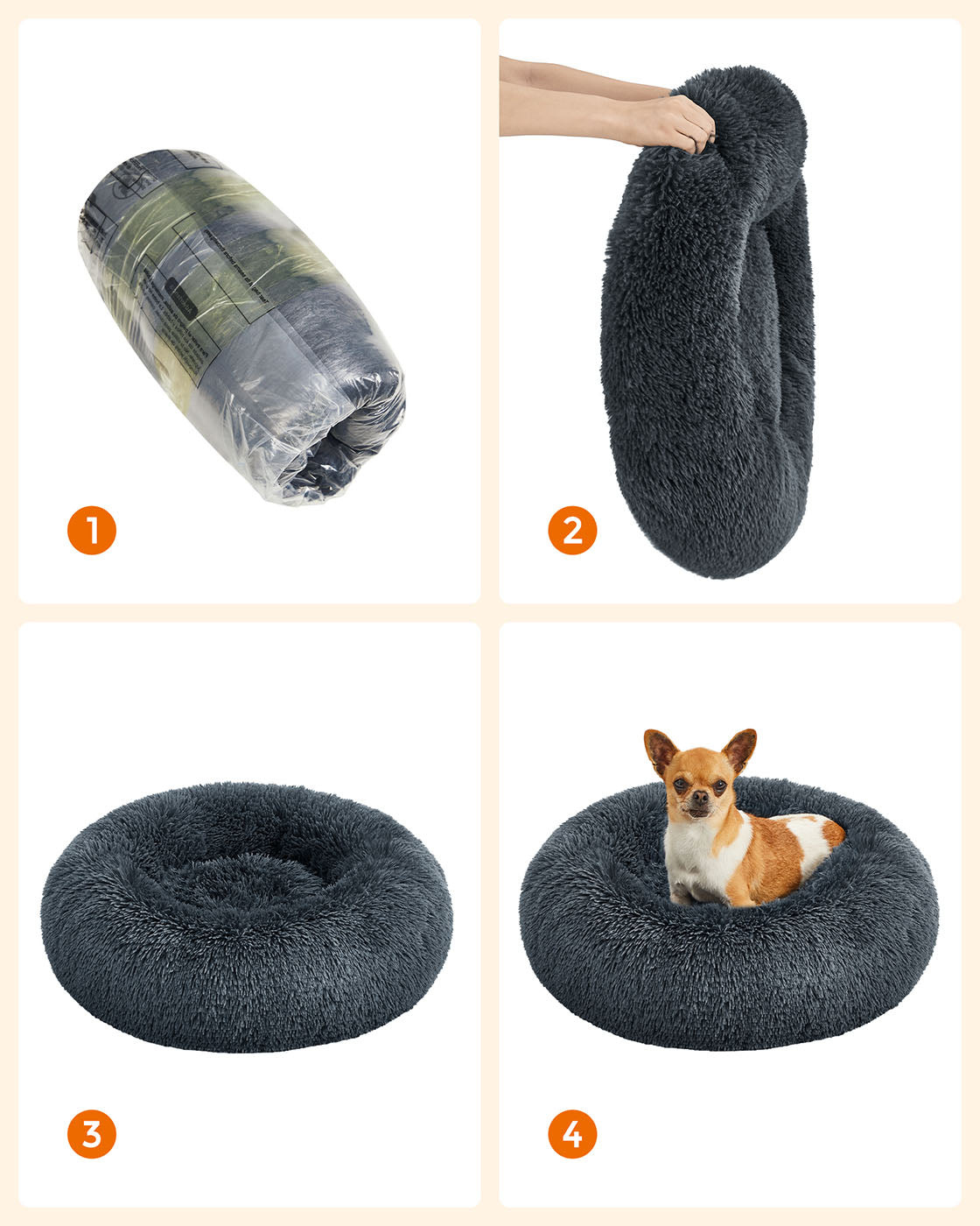 Dog Bed with Soft Plush Surface - image 35
