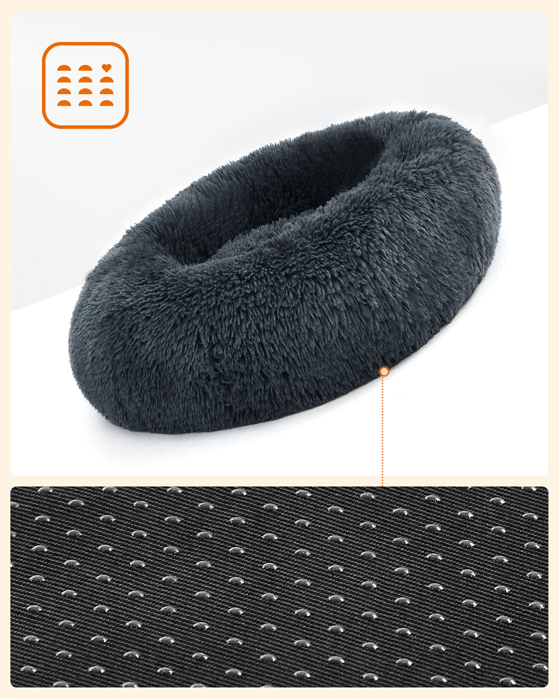 Dog Bed with Soft Plush Surface - image 37
