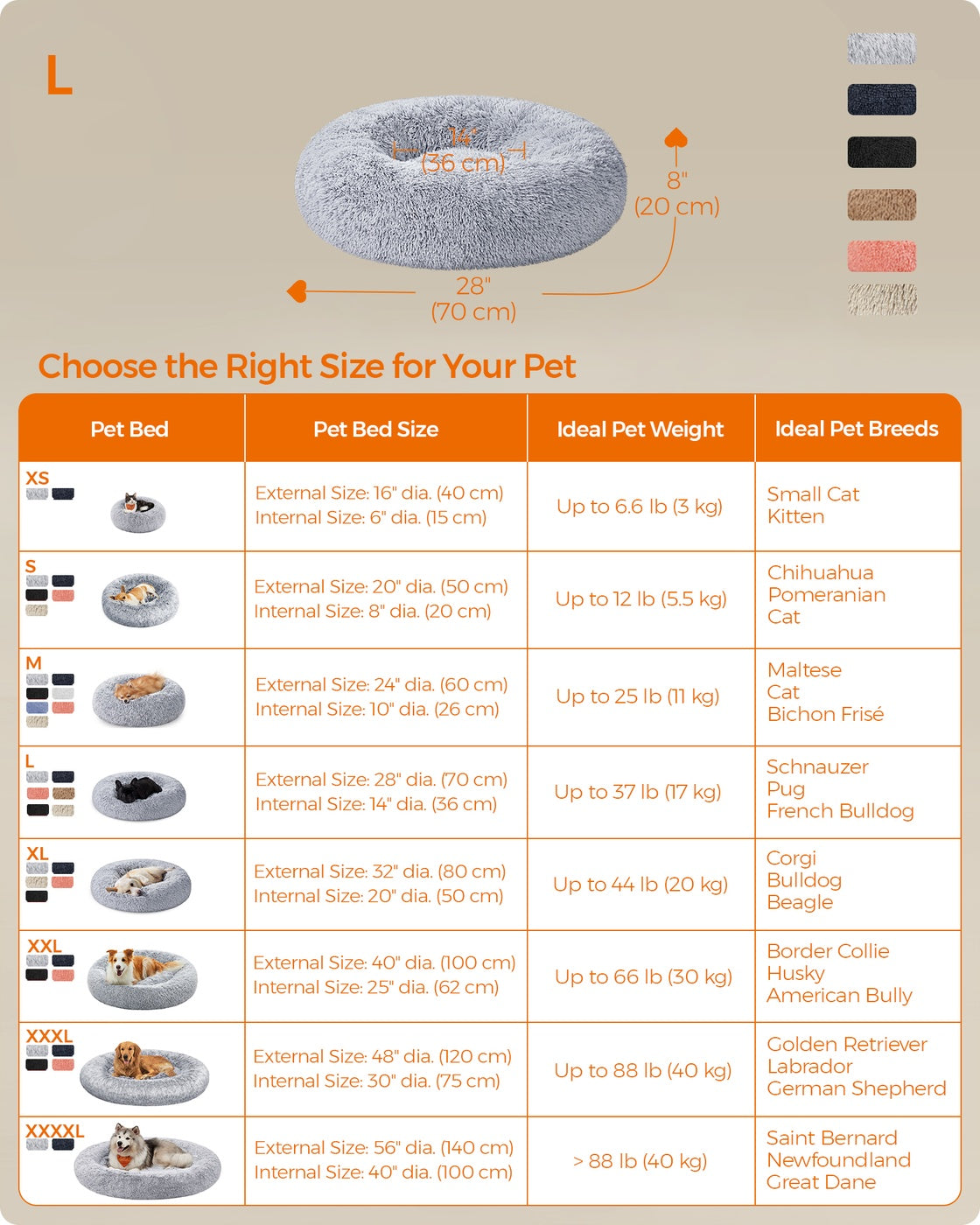 Dog Bed with Soft Plush Surface - image 27