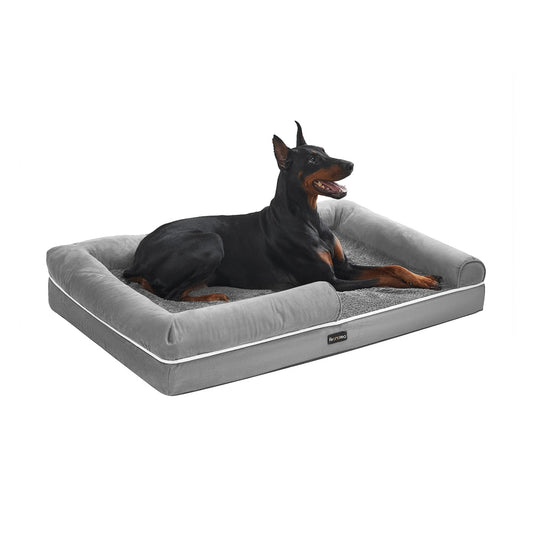 Orthopedic Dog Bed Light Grey - image 1