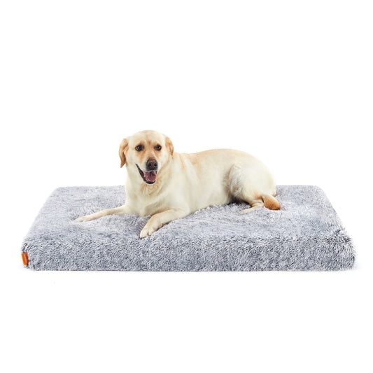 122 x 74 x 10 cm Dog Bed Grey Ombré - image 1