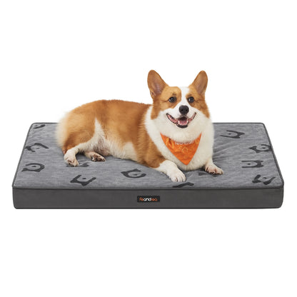L Orthopedic Dog Bed for Dog Crate Dove Grey - image 1