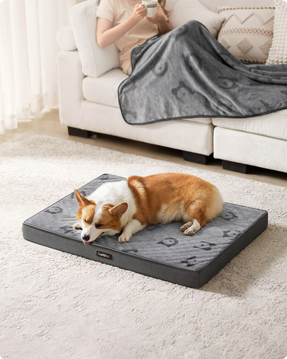 L Orthopedic Dog Bed for Dog Crate Dove Grey - image 2